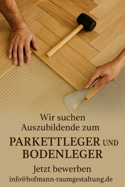 Hofmann Raumgestaltung - Ausbildung zum Parkettleger Grafik