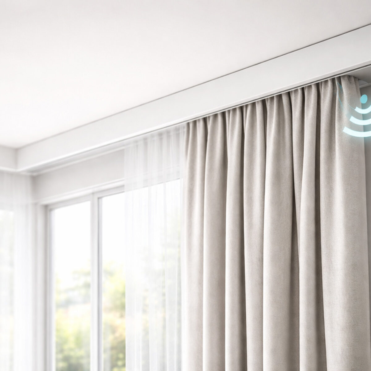 Smarte-Vorhangschienen - Hofmann-Raumgestaltung